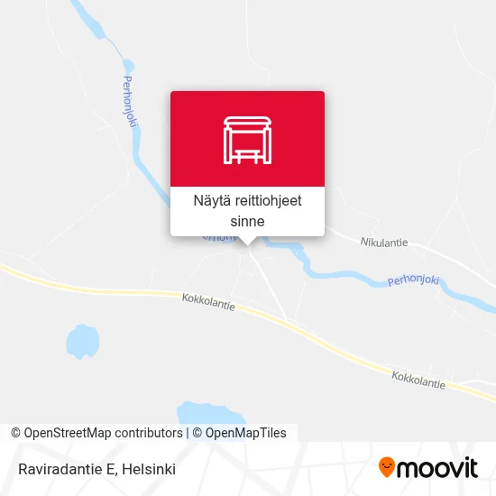 Raviradantie E kartta