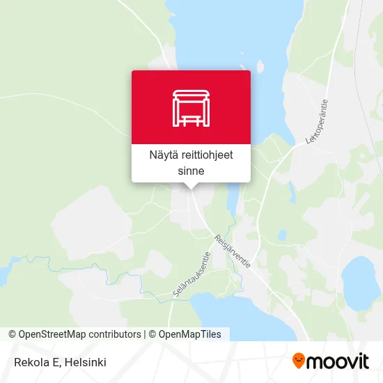 Rekola E kartta