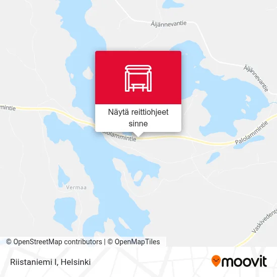 Riistaniemi I kartta