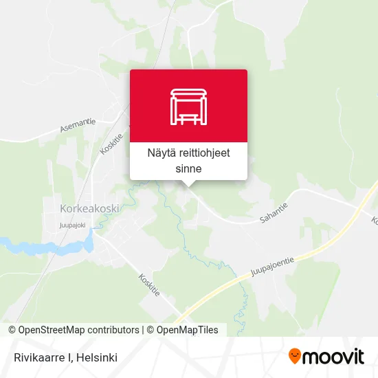 Rivikaarre I kartta