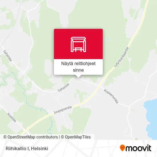 Riihikallio I kartta
