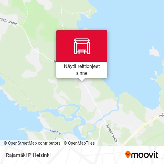 Rajamäki P kartta