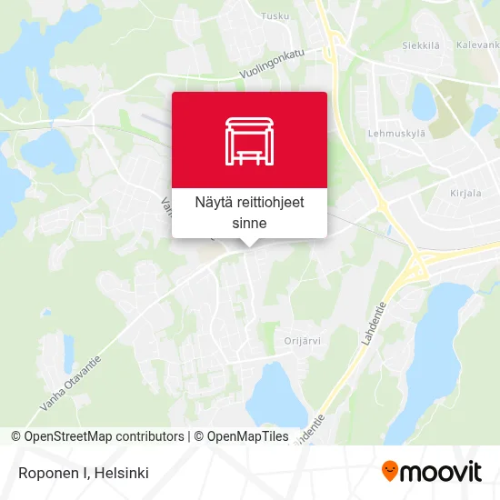 Roponen I kartta