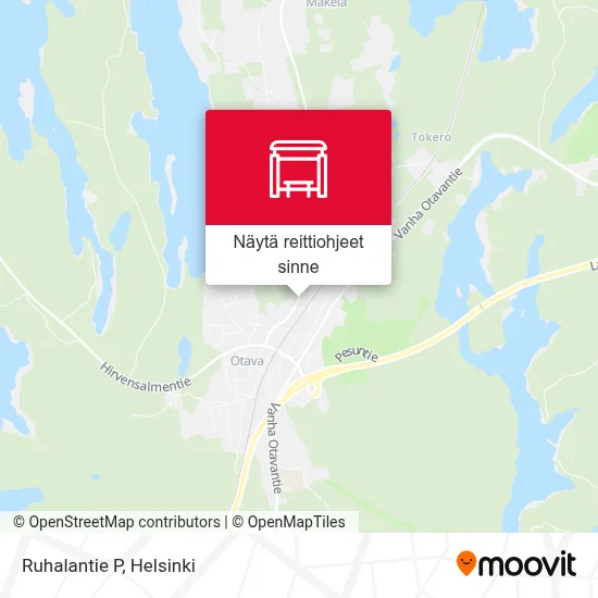Ruhalantie P kartta