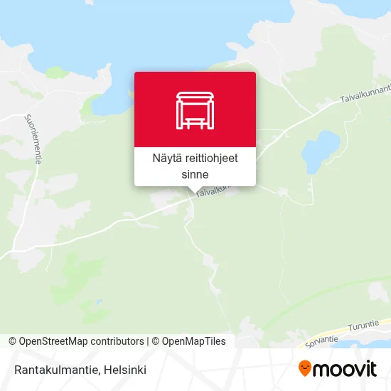 Rantakulmantie kartta