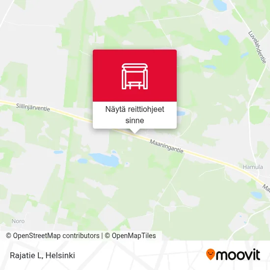 Rajatie L kartta