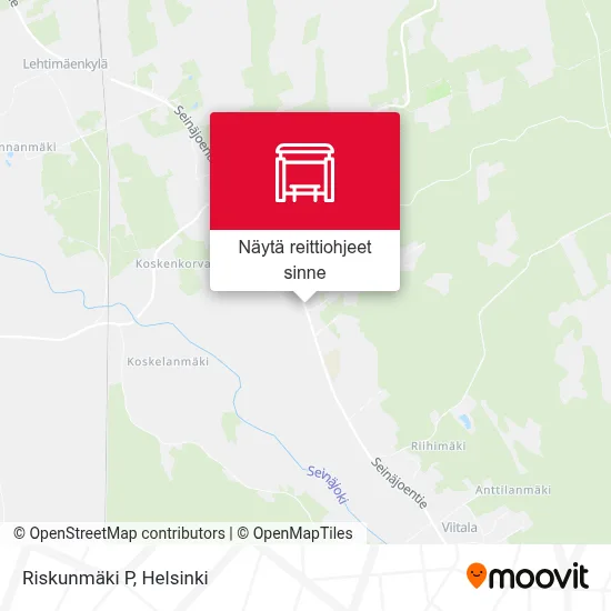 Riskunmäki P kartta