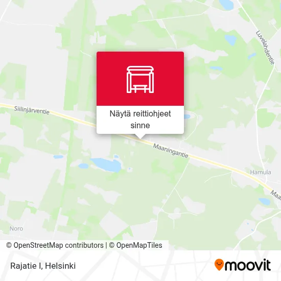 Rajatie I kartta