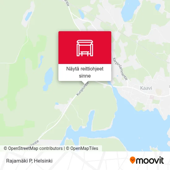 Rajamäki P kartta