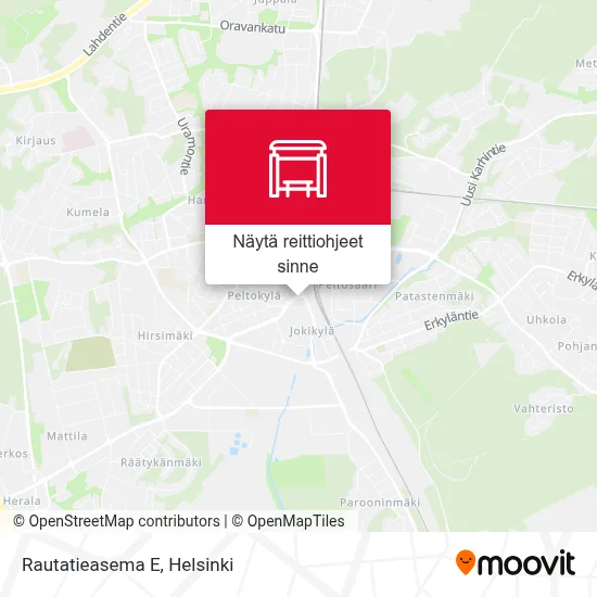 Rautatieasema E kartta