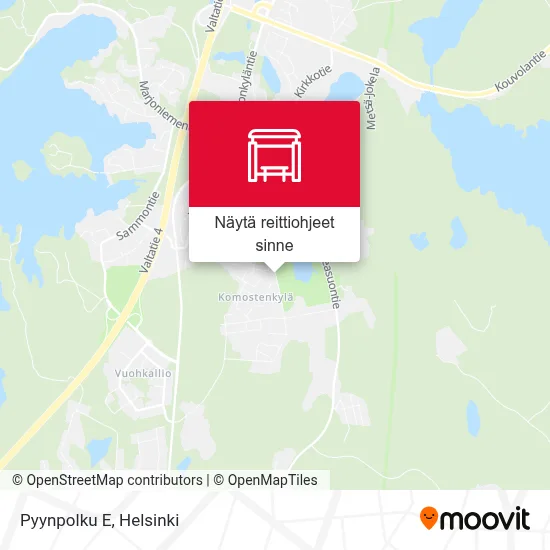 Pyynpolku E kartta