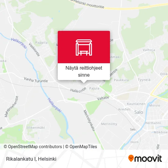 Rikalankatu I kartta