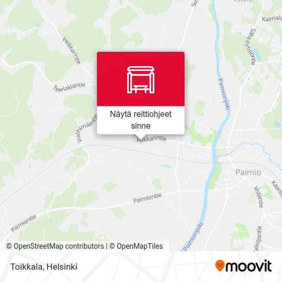 Toikkala kartta