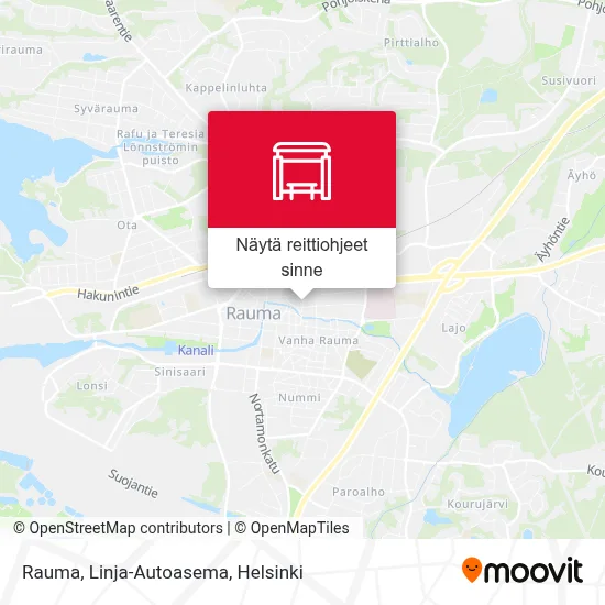Rauma, Linja-Autoasema kartta