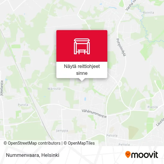 Nummenvaara kartta