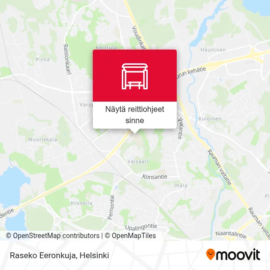 Raseko Eeronkuja kartta