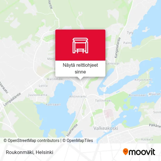 Roukonmäki kartta