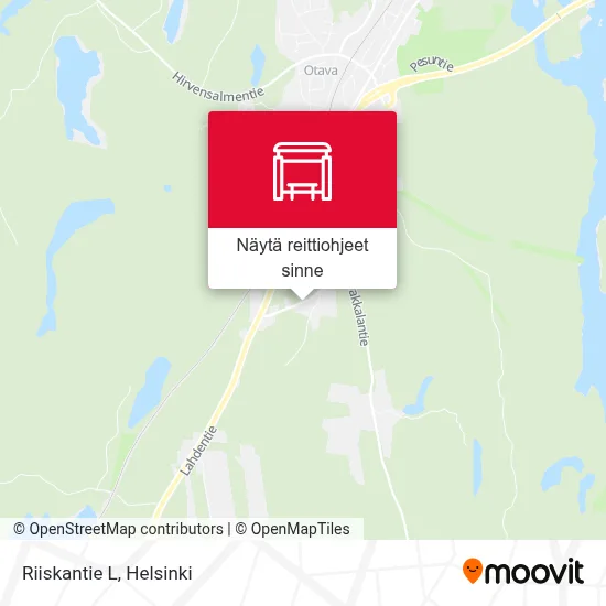 Riiskantie L kartta
