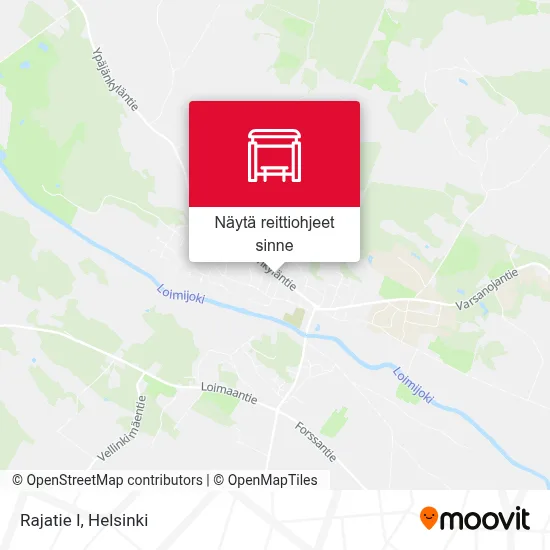 Rajatie I kartta