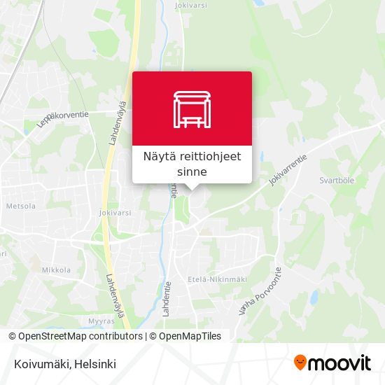 Koivumäki kartta