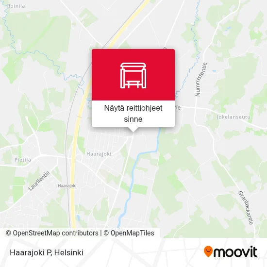 Haarajoki P kartta