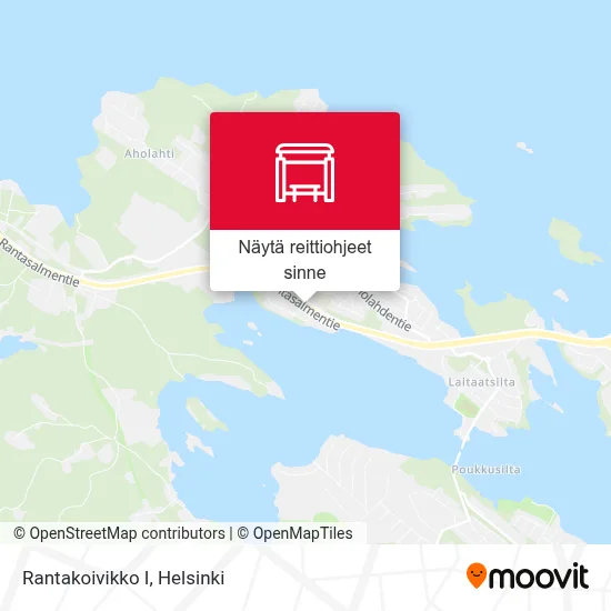 Rantakoivikko I kartta
