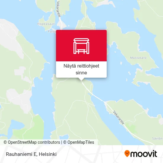 Rauhaniemi E kartta