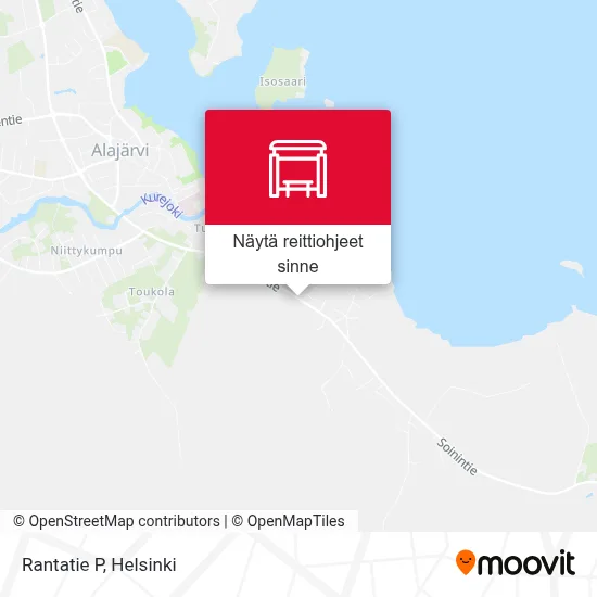 Rantatie P kartta