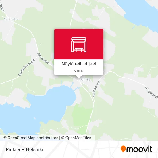 Rinkilä P kartta
