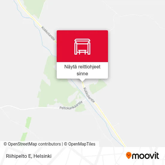 Riihipelto E kartta