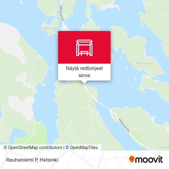 Rauhaniemi P kartta