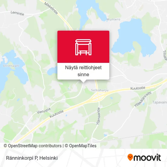 Ränninkorpi P kartta