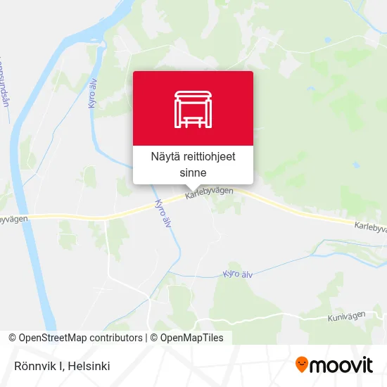 Rönnvik I kartta