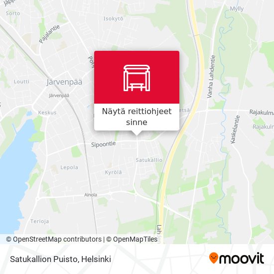 Satukallion Puisto kartta