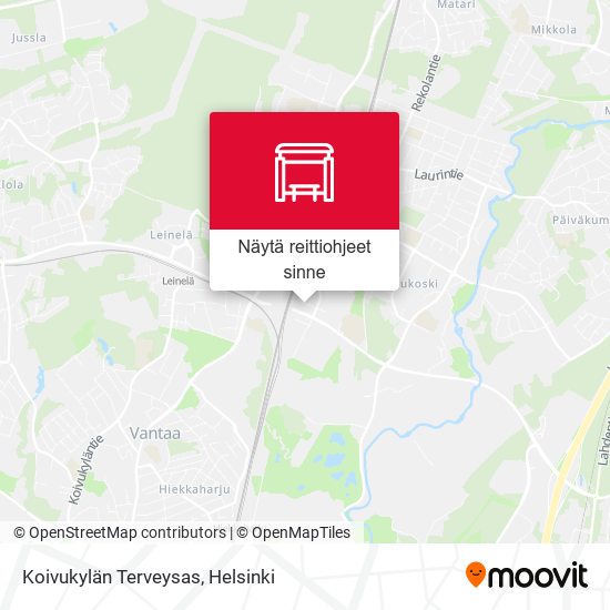 Koivukylän Terveysas kartta