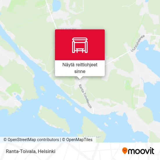 Ranta-Toivala kartta