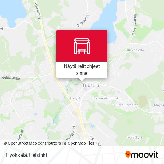 Hyökkälä kartta