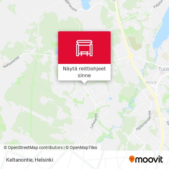 Keltanontie kartta