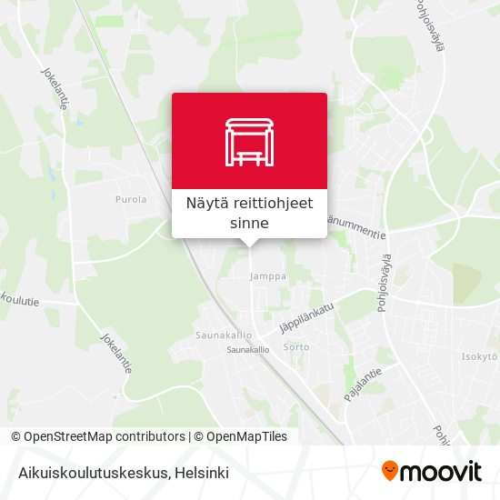 Aikuiskoulutuskeskus kartta