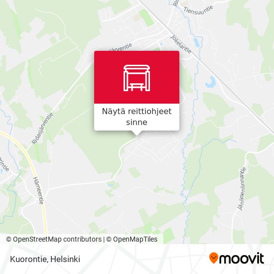 Kuorontie kartta