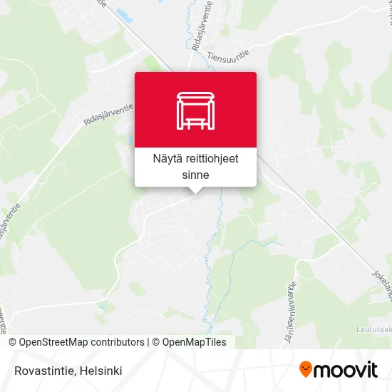 Rovastintie kartta