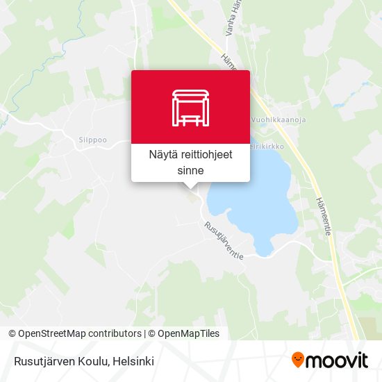 Rusutjärven Koulu kartta