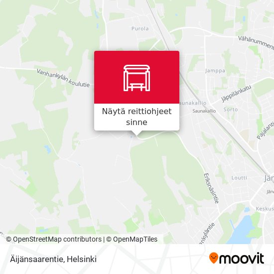 Äijänsaarentie kartta