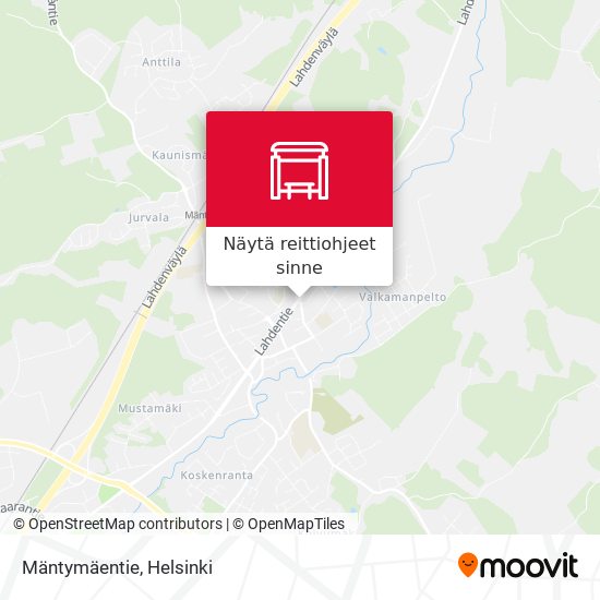 Mäntymäentie kartta