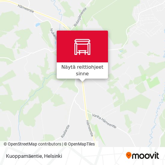Kuoppamäentie kartta