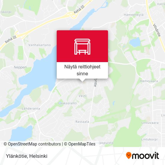 Ylänkötie kartta