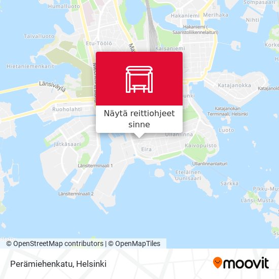 Perämiehenkatu kartta