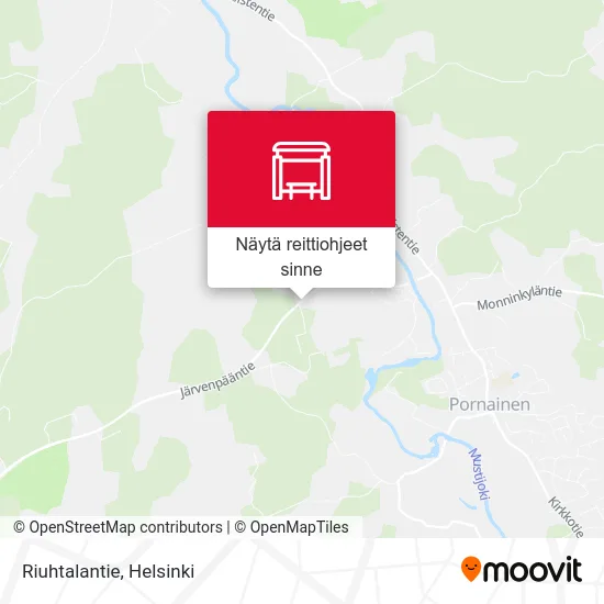 Riuhtalantie kartta