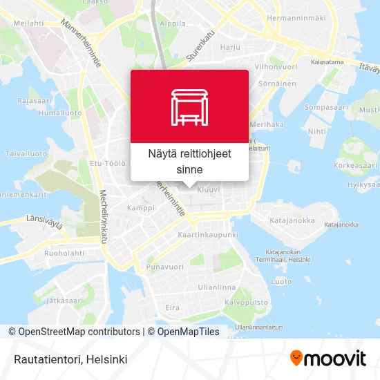 Rautatientori kartta