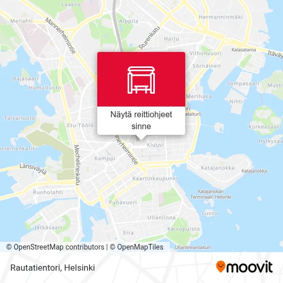 Rautatientori kartta